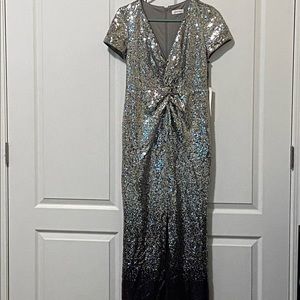 Calvin Klein formal sequin dress size 6 nwt original price $339